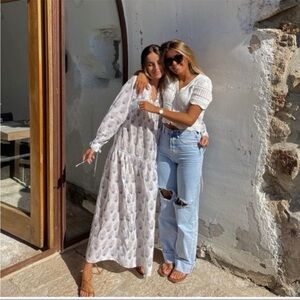 ZARA | Printed Tiered Dress